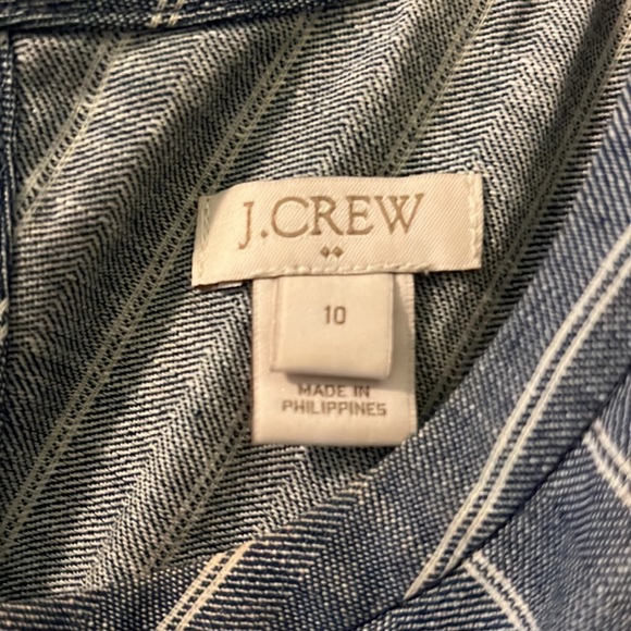 J Crew, Size 10, Blue w/ white stripe - Picture 4 of 6